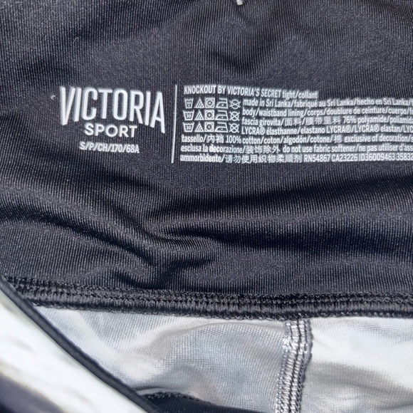 Victoria's Secret Black and White Leggings - Picture 3 of 4